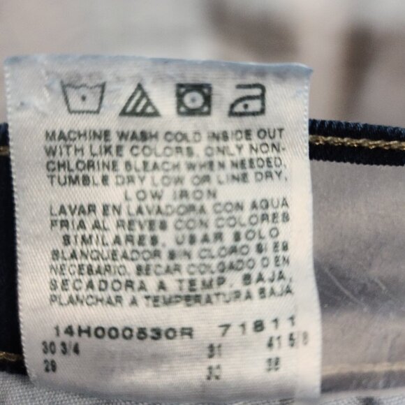 Lee Riders Ladies Blue Jeans, size 6M, Straight Fit, Classic Fit - Picture 10 of 10